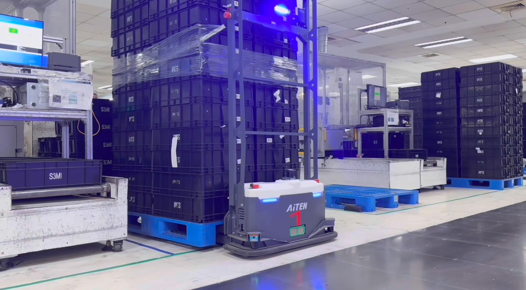 ​AGV无人叉车的应用：AiTEN JIUYOU九游如何赋能工厂内部物流